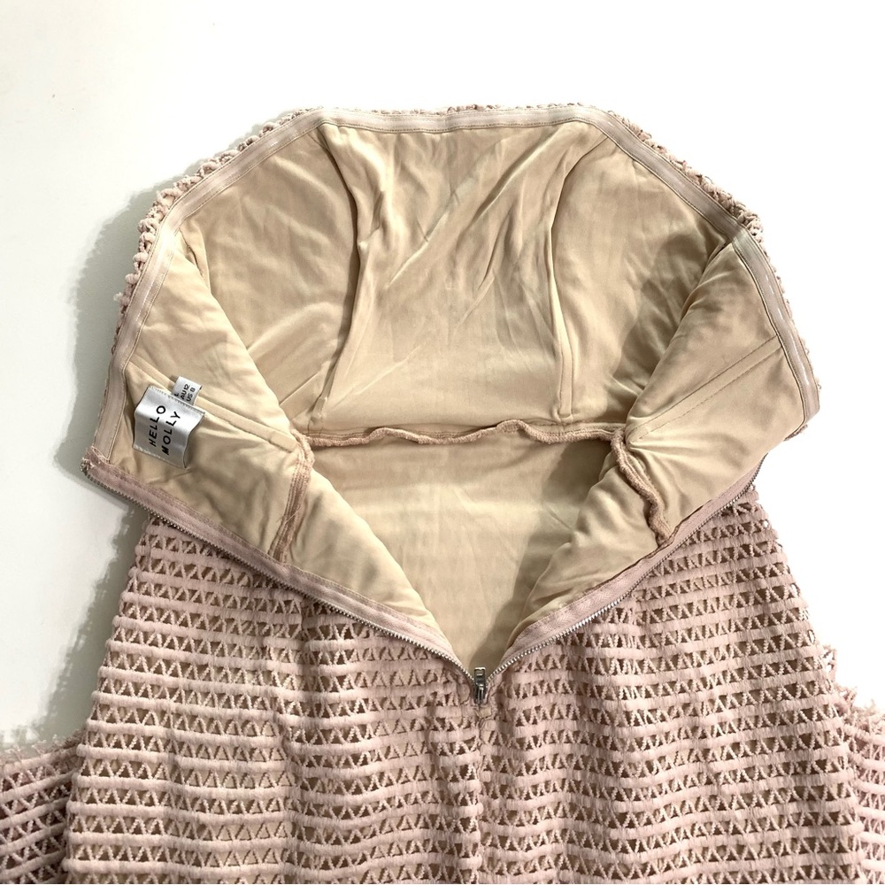 Hello Molly Write In Cursive Midi Dress Strapless - image 4